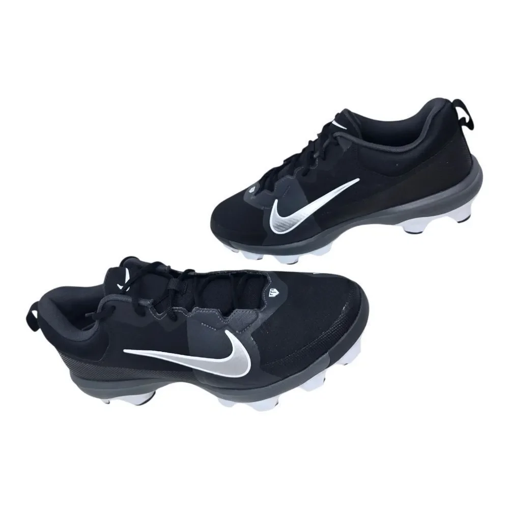 Nike Force Trout 9 Pro MCS Men's Size 15 Black Silver Plastic Cleats FZ0915-003